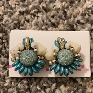 Vintage clip ear rings